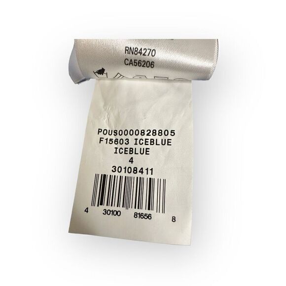 Davids Bridal Light Blue chiffon Dress F15603 woman’s size 4 - Picture 6 of 6